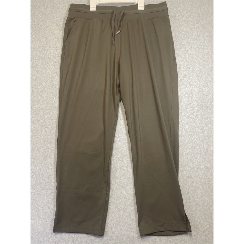 Soothfeel Women's XXL Olive Jogger/Yoga Pants with Front Pockets
